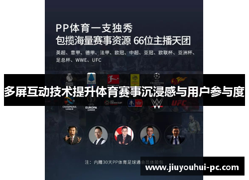 多屏互动技术提升体育赛事沉浸感与用户参与度